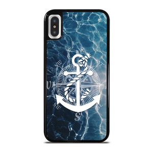 NAUTICAL ANCHOR LOGO iPhone X / XS Case Cover