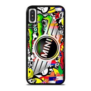 MINI COOPER STICKER BOMB iPhone X / XS Case Cover MINI COOPER STICKER BOMB iPhone X / XS Case Cover