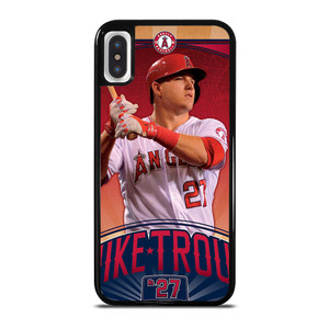 MIKE TROUT LOS ANGELES ANGELS 27 iPhone X / XS Case Cover MIKE TROUT LOS ANGELES ANGELS 27 iPhone X / XS Case Cover