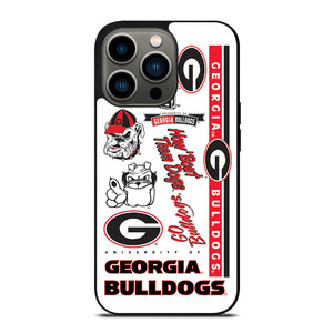UGA GEORGIA BULLDOGS COLLAGE iPhone 13 Pro Case Cover