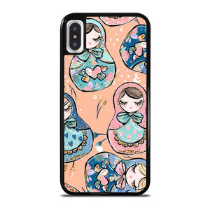 MATRYOSHKA NESTING DOLLS RUSSIAN ART 2 iPhone X / XS Case Cover
