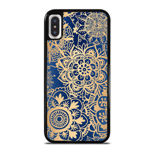 MANDALA BLUE PATTERN iPhone X / XS Case Cover