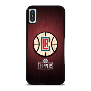 LOS ANGELES CLIPPERS WOODEN LOGO iPhone X / XS Case Cover LOS ANGELES CLIPPERS WOODEN LOGO iPhone X / XS Case Cover