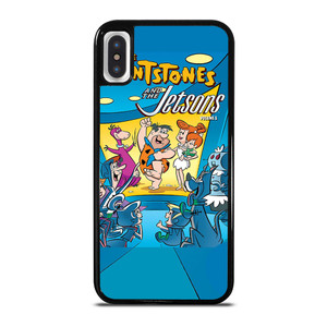JETSONS MEET FLINTSTONES iPhone X / XS Case Cover