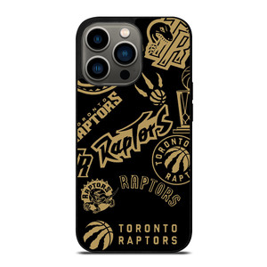 TORONTO RAPTORS LOGO COLLAGE iPhone 13 Pro Case Cover