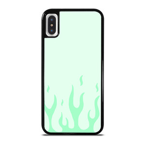 GREEN FLAME iPhone X / XS Case Cover
