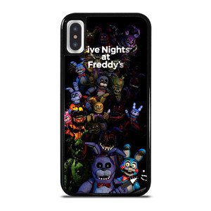 FIVE NIGHTS AT FREDDY'S ALL CHARACTERS iPhone X / XS Case Cover