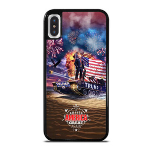 DONALD TRUMP AMERICA GREAT iPhone X / XS Case Cover