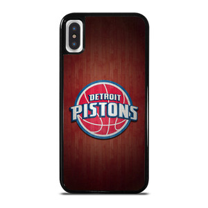 DETROIT PISTONS WOODEN LOGO iPhone X / XS Case Cover