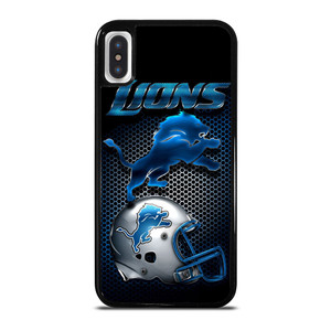 DETROIT LIONS METAL iPhone X / XS Case Cover