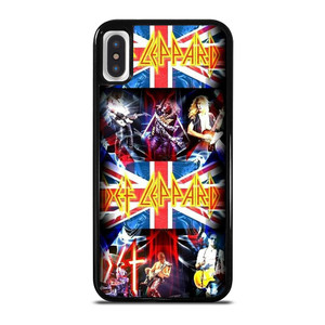 DEF LEPPARD MEMBERS iPhone X / XS Case Cover DEF LEPPARD MEMBERS iPhone X / XS Case Cover