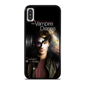 DAMON SALVATORE THE VAMPIRE iPhone X / XS Case Cover DAMON SALVATORE THE VAMPIRE iPhone X / XS Case Cover