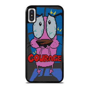 COURAGE THE COWARDLY DOG SCARED iPhone X / XS Case Cover