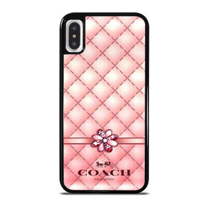 COACH PINK RIBBON iPhone X / XS Case Cover