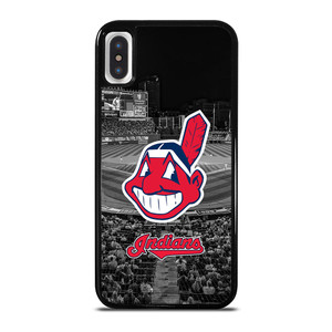 CLEVELAND INDIANS MLB ICON iPhone X / XS Case Cover CLEVELAND INDIANS MLB ICON iPhone X / XS Case Cover