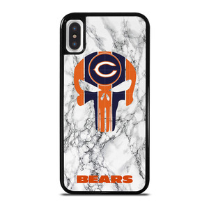 CHICAGO BEARS PUNISHER SKULL iPhone X / XS Case Cover CHICAGO BEARS PUNISHER SKULL iPhone X / XS Case Cover