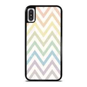 CHEVRON PATTERN RAINBOW COLOR iPhone X / XS Case Cover CHEVRON PATTERN RAINBOW COLOR iPhone X / XS Case Cover