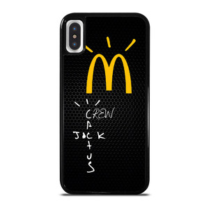 CACTUS JACK TRAVIS SCOTT MCDONALD'S METAL LOGO iPhone X / XS Case Cover
