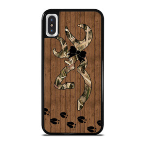 BROWNING DEER FOOTPRINT iPhone X / XS Case Cover BROWNING DEER FOOTPRINT iPhone X / XS Case Cover