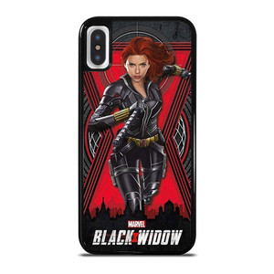 BLACK WIDOW MARVEL HERO iPhone X / XS Case Cover