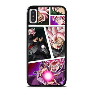 BLACK GOKU SS ROSE COLLAGE iPhone X / XS Case Cover BLACK GOKU SS ROSE COLLAGE iPhone X / XS Case Cover