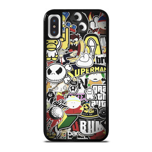BAPE STICKER BOMB iPhone X / XS Case Cover