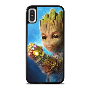 BABY GROOT GAUNTLET iPhone X / XS Case Cover