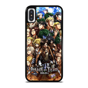 ATTACK ON TITAN CHARACTER iPhone X / XS Case Cover