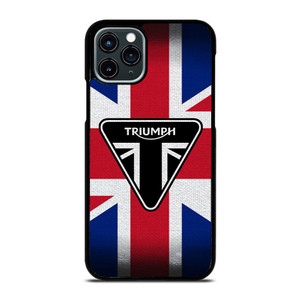 TRIUMPH MOTORCYCLE FLAG LOGO iPhone 11 Pro Case Cover TRIUMPH MOTORCYCLE FLAG LOGO iPhone 11 Pro Case Cover