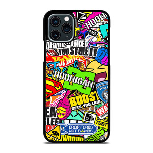 STICKER BOMB DC HOONIGAN iPhone 11 Pro Case Cover STICKER BOMB DC HOONIGAN iPhone 11 Pro Case Cover