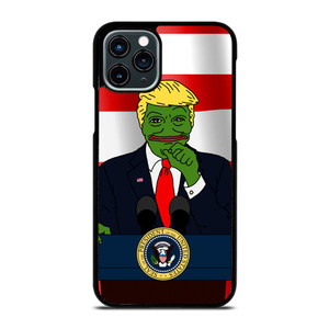 PEPE THE SMUG FROG DONALD TRUMP iPhone 11 Pro Case Cover
