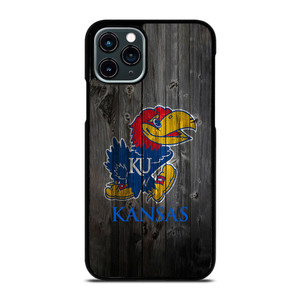 KANSAS JAYHAWKS WOODEN LOGO iPhone 11 Pro Case Cover
