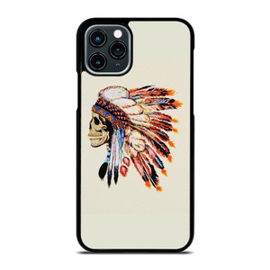 INDIAN FEATHER SKULL 2 iPhone 11 Pro Case Cover