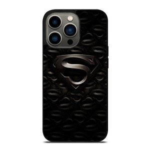 SUPERMAN BLACK LOGO iPhone 13 Pro Case Cover