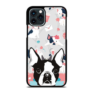 BOSTON TERRIER DOG 3 iPhone 11 Pro Case Cover BOSTON TERRIER DOG 3 iPhone 11 Pro Case Cover