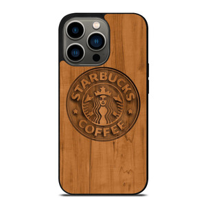STARBUCKS COFFEE WOODEN iPhone 13 Pro Case Cover