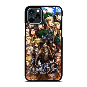 ATTACK ON TITAN CHARACTER iPhone 11 Pro Case Cover