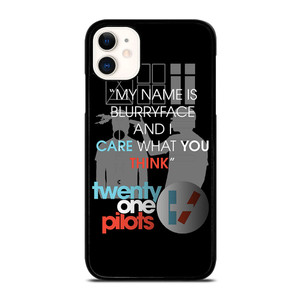 TWENTY ONE PILOTS SHOOT LYRICS iPhone 11 Case Cover TWENTY ONE PILOTS SHOOT LYRICS iPhone 11 Case Cover