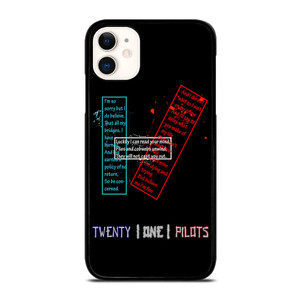 TWENTY ONE PILOTS LOGO iPhone 11 Case Cover TWENTY ONE PILOTS LOGO iPhone 11 Case Cover