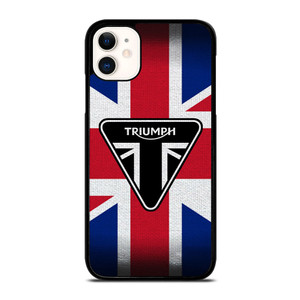 TRIUMPH MOTORCYCLE FLAG LOGO iPhone 11 Case Cover TRIUMPH MOTORCYCLE FLAG LOGO iPhone 11 Case Cover