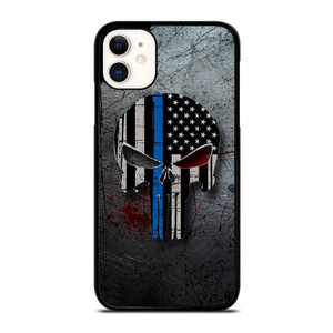 THIN BLUE LINE PUNISHER iPhone 11 Case Cover