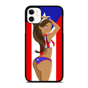 PUERTO RICO GIRL iPhone 11 Case Cover