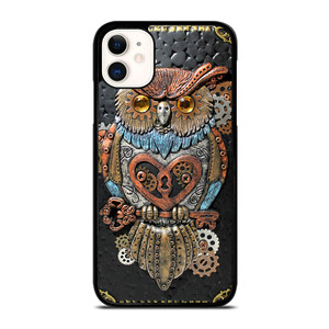 OWL STEAMPUNK BOOK iPhone 11 Case Cover OWL STEAMPUNK BOOK iPhone 11 Case Cover
