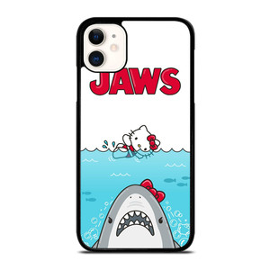 JAWS SHARK HELLO KITTY iPhone 11 Case Cover JAWS SHARK HELLO KITTY iPhone 11 Case Cover