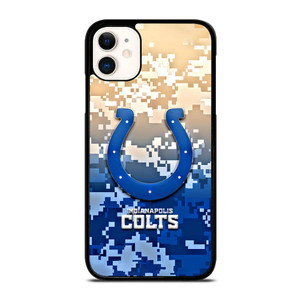 INDIANAPOLIS COLTS CAMO LOGO iPhone 11 Case Cover INDIANAPOLIS COLTS CAMO LOGO iPhone 11 Case Cover