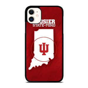 HOOSIER STATE OF MIND INDIANA BASKETBALL LOGO iPhone 11 Case Cover HOOSIER STATE OF MIND INDIANA BASKETBALL LOGO iPhone 11 Case Cover