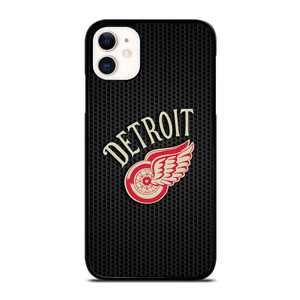 DETROIT RED WINGS METAL LOGO iPhone 11 Case Cover