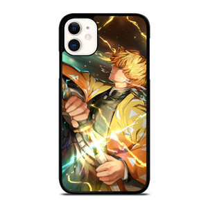 DEMON SLAYER ZENITSU LIGHTNING iPhone 11 Case Cover DEMON SLAYER ZENITSU LIGHTNING iPhone 11 Case Cover