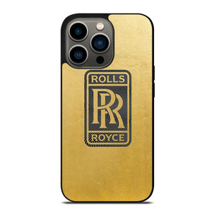 ROLLS ROYCE LOGO GOLD iPhone 13 Pro Case Cover