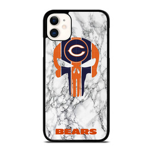 CHICAGO BEARS PUNISHER SKULL iPhone 11 Case Cover